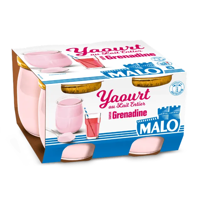 Malo Les Yaourts yaourt parfum grenadine
