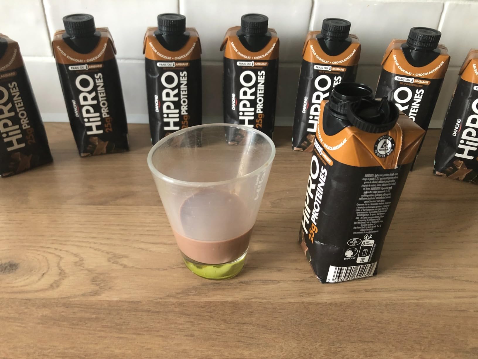 Hipro Boisson Protéinée Chocolat 8 x 330ml Sans Lactose