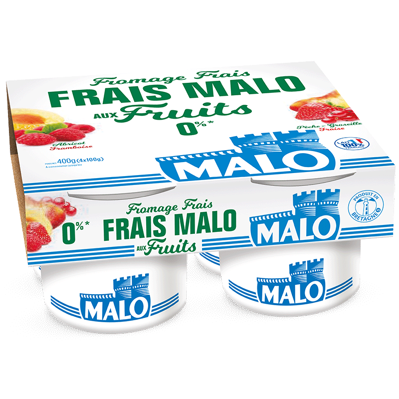 Malo Les Fromages frais fromage frais fruits 0%