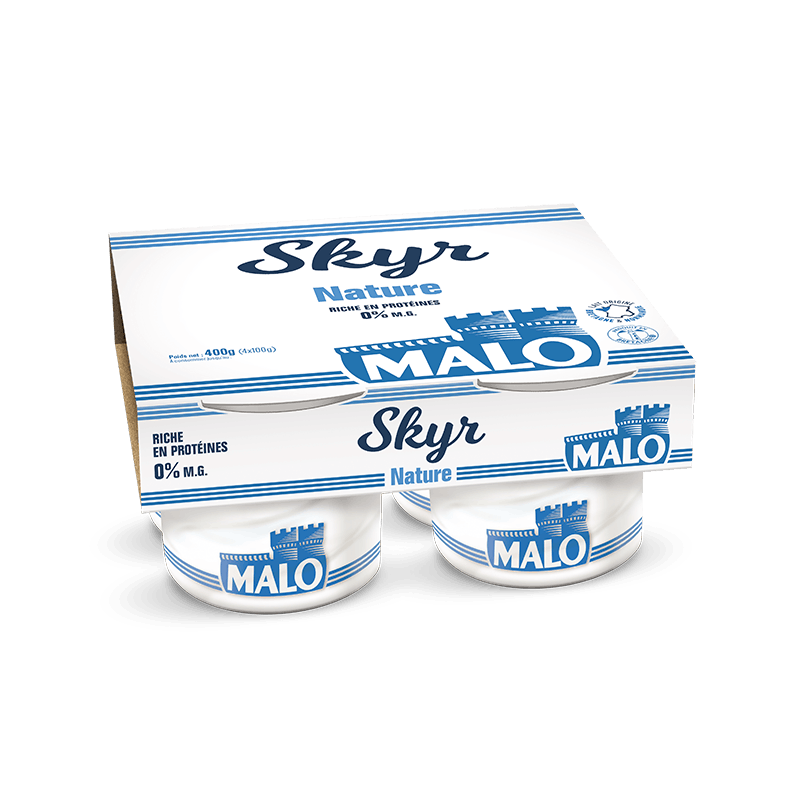 Malo Les Skyrs Skyr 0% Nature Protéiné Sans Gras