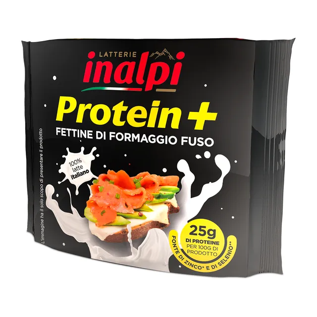 Inalpi Protein+ Fettine fromage fondu 140g 25g protéines