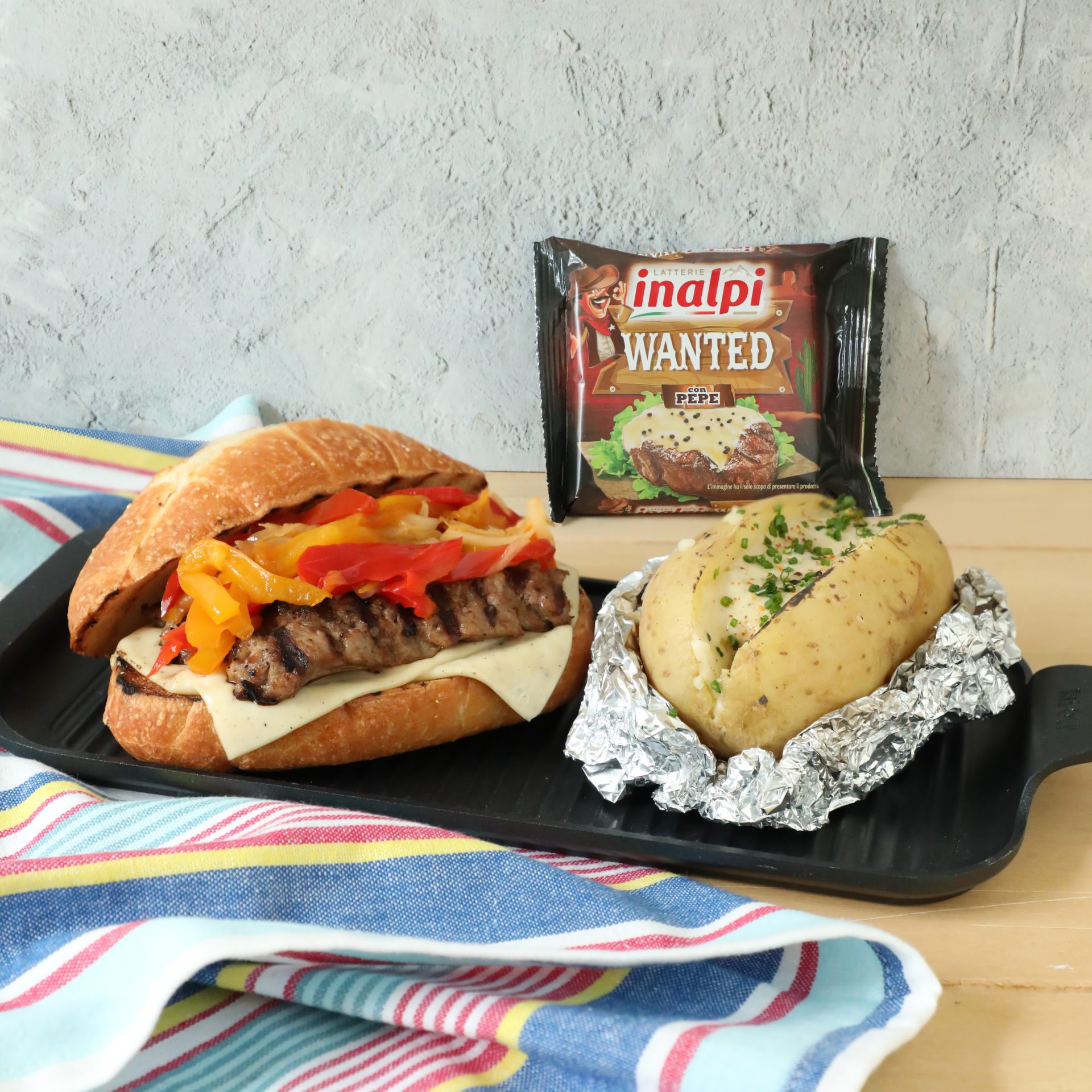 Inalpi Fettine Wanted poivre tranches fromage fondu 150g