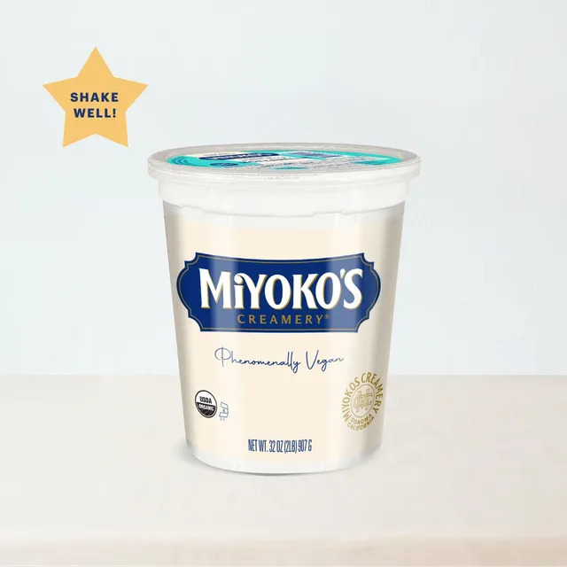 Miyoko's Plant Milk Mozzarella nut free mozzarella végétale pizza