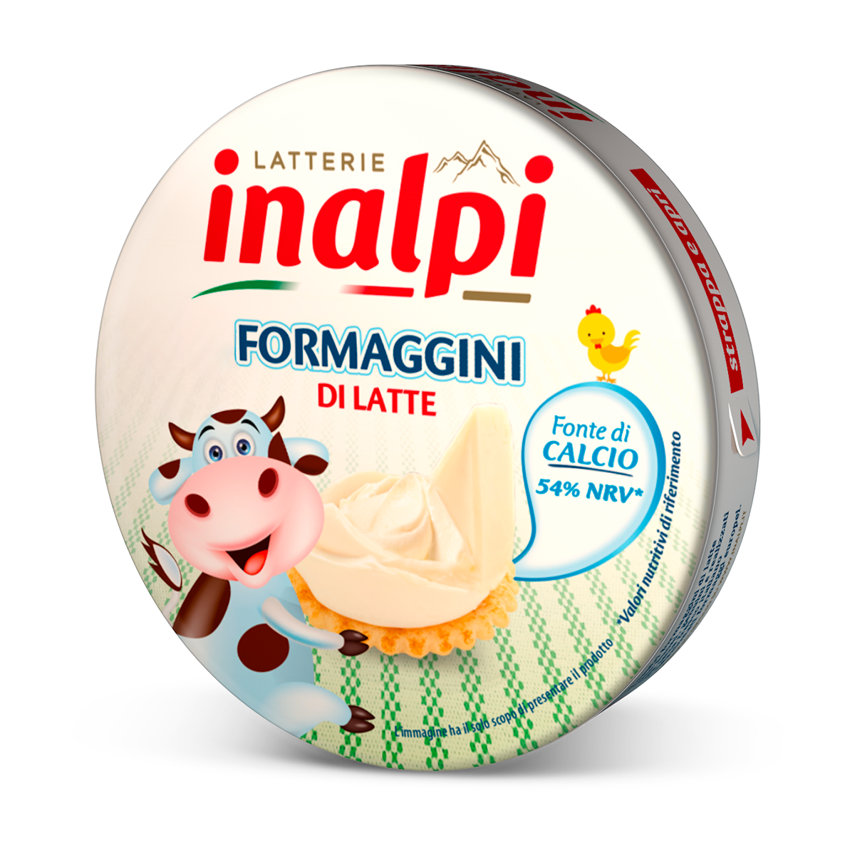Inalpi Formaggini portions fromage fondu 140g lait frais