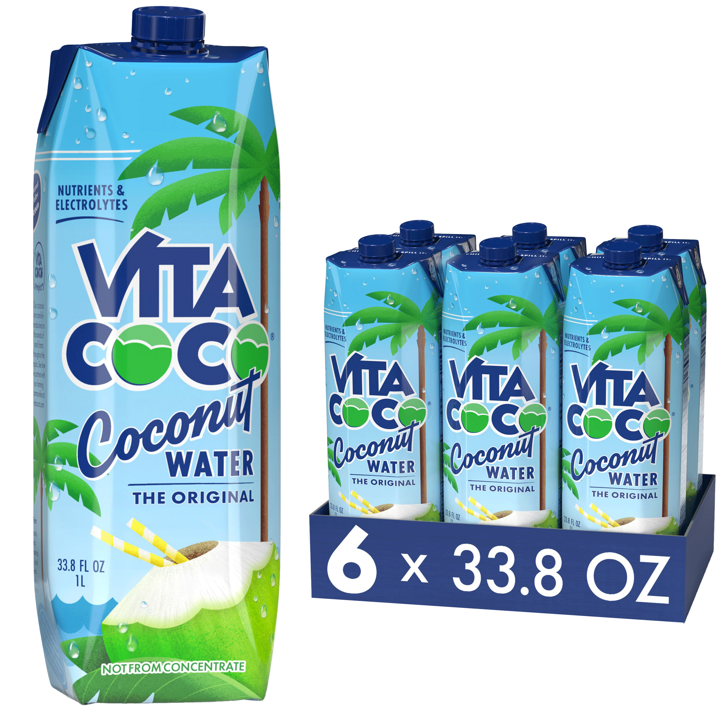 Vita Coco Coconut Water eau de coco Original carton 16.9oz 12pk