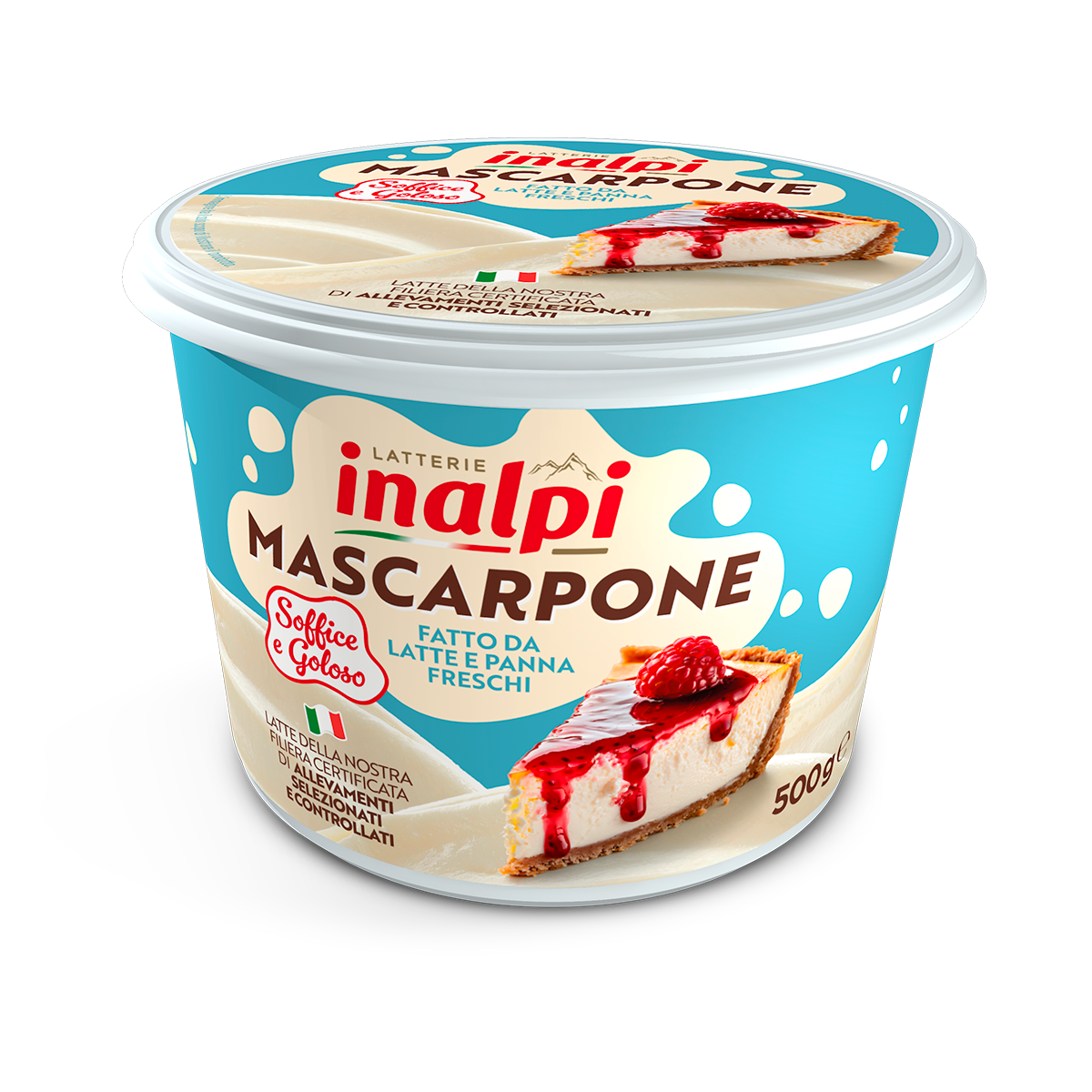 Inalpi Mascarpone crème dessert 500 g format familial