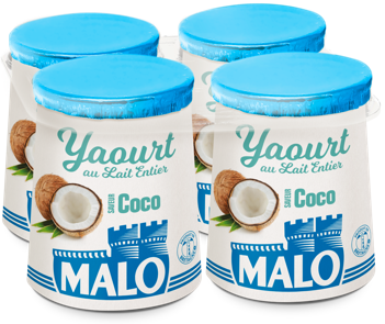 Malo Les Yaourts yaourt saveur coco au lait frais