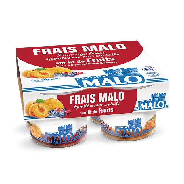 Malo Les Fromages frais abricot mangue fromage frais fruits