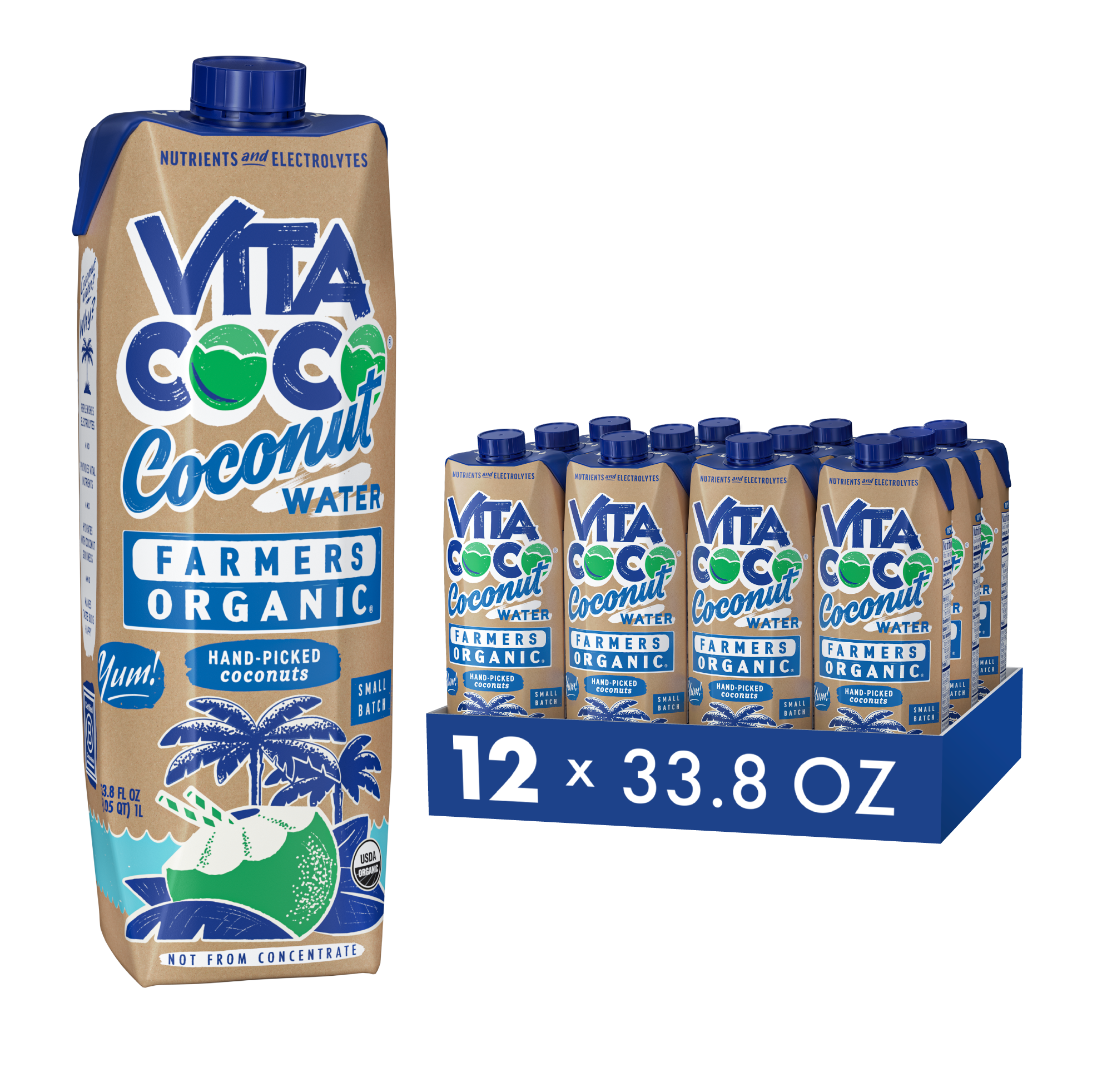 Vita Coco Coconut Water eau de coco Original carton 16.9oz 12pk