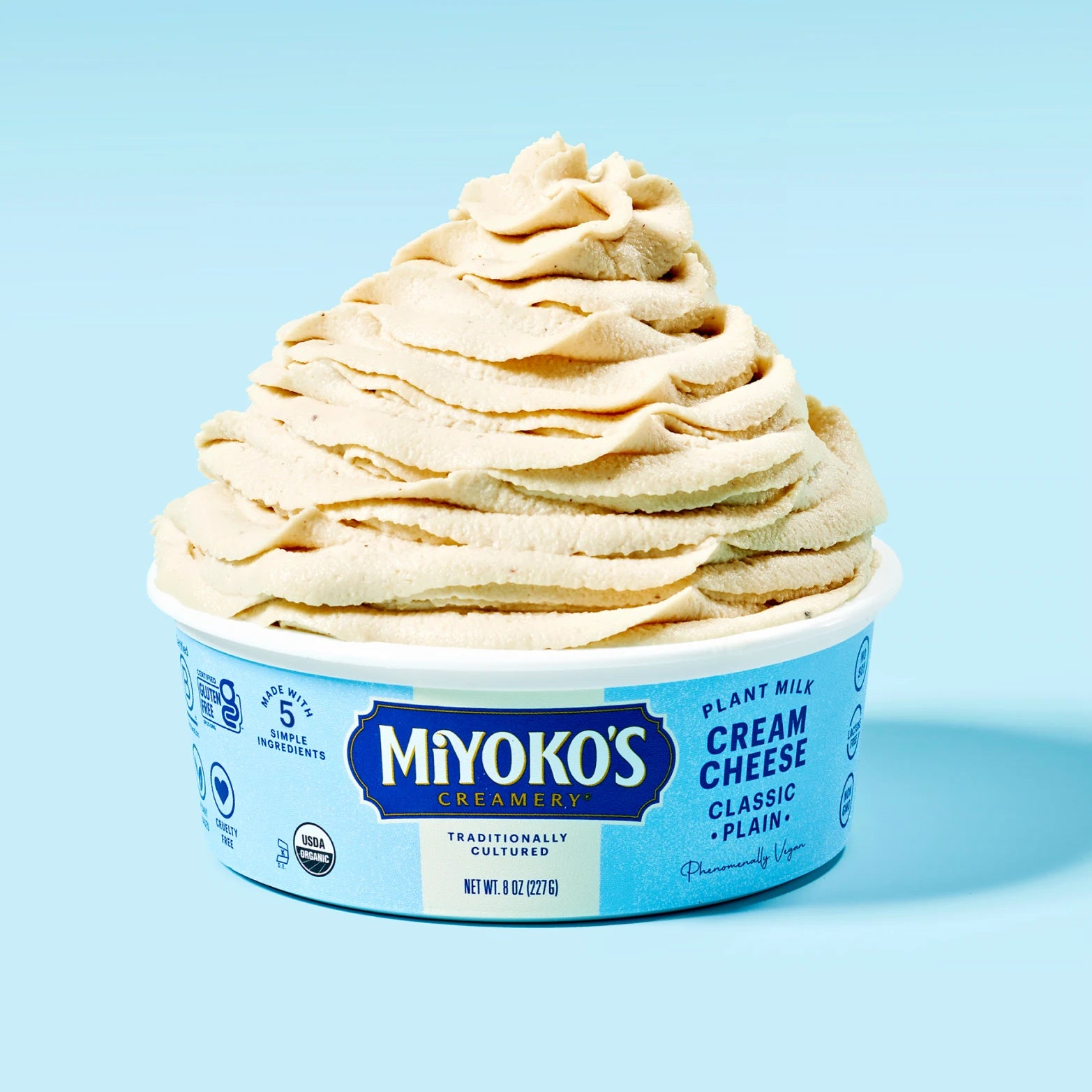 Miyoko's Plant Milk Cream Cheese cajou classic végétal bio