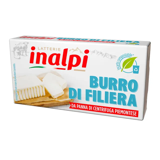 Inalpi Burro di Filiera beurre doux 250 g Piémont