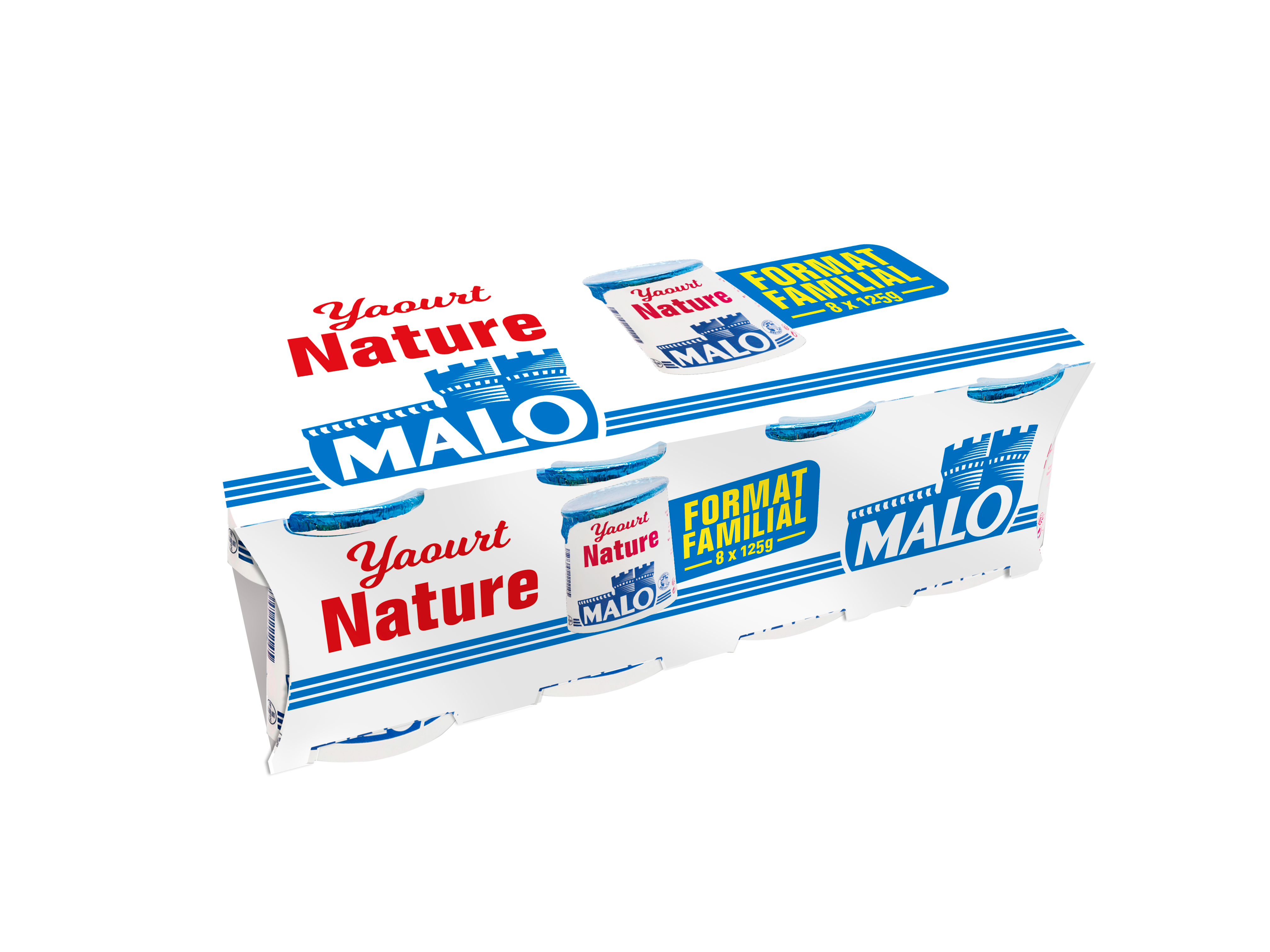 Malo Les Yaourts Nature yaourt nature lait frais
