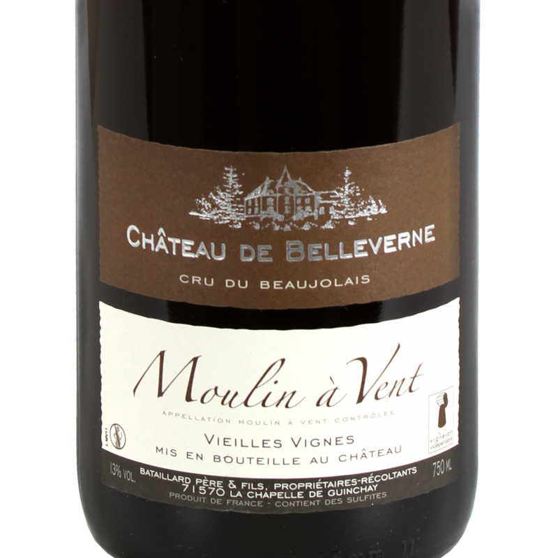 Les Terroirs de France Moulin à Vent 2023 Belleverne vin rouge 75 cl