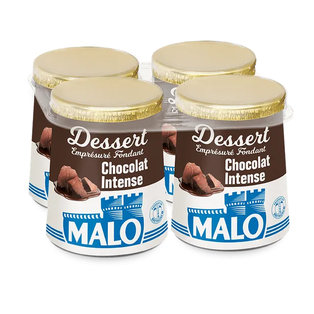 Malo Les Desserts fondant chocolat intense frais France