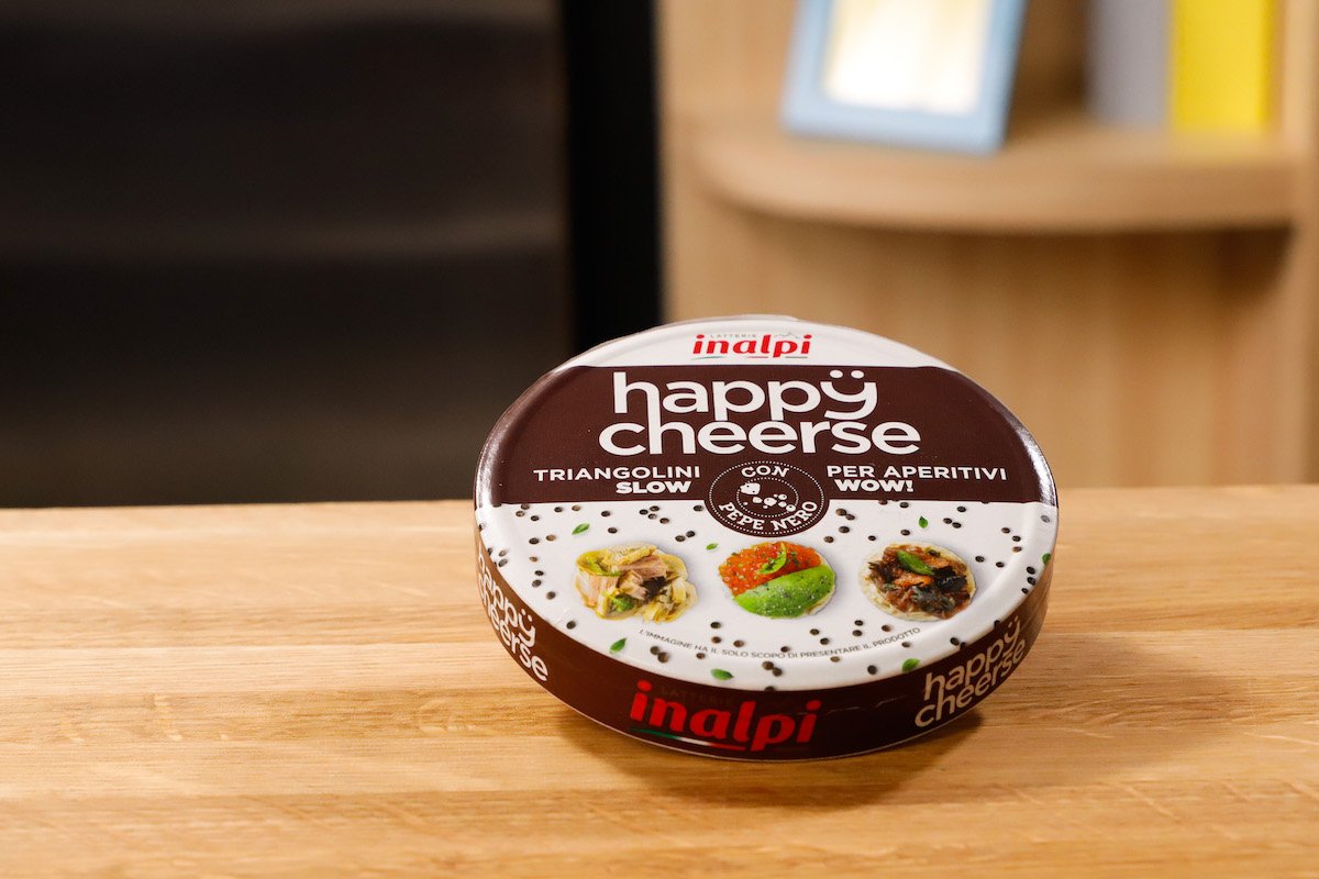 Inalpi Happy Cheerse Fromage Fondu Poivre Noir 140g