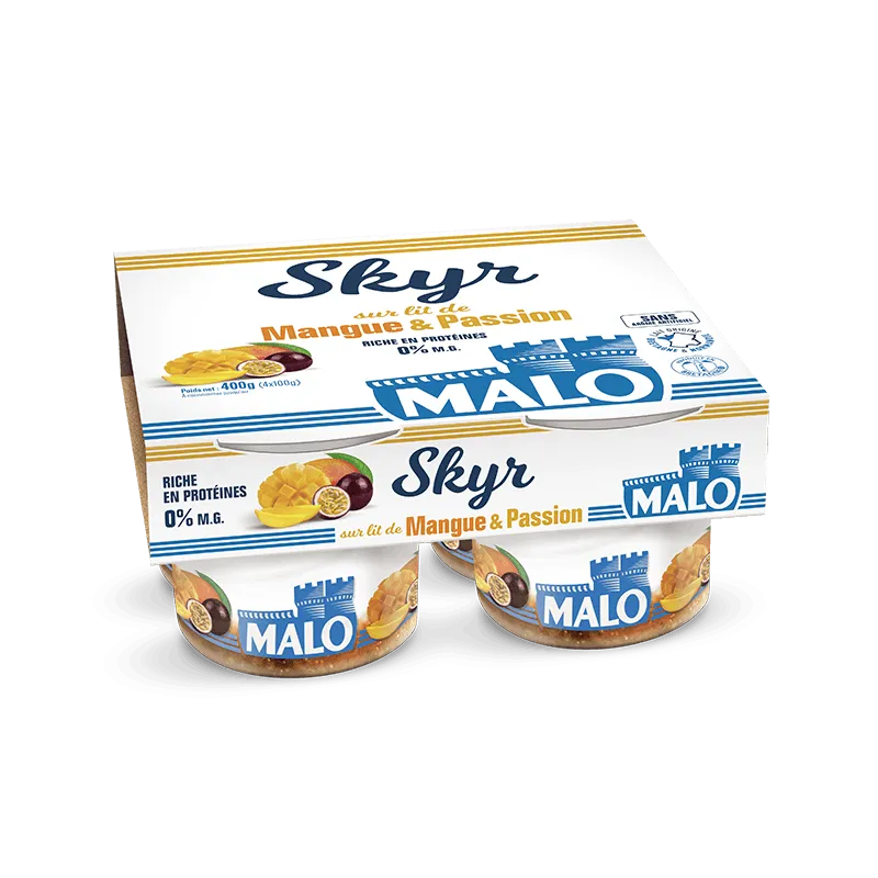 Malo Les Skyrs 0% Mangue Passion Skyr protéiné