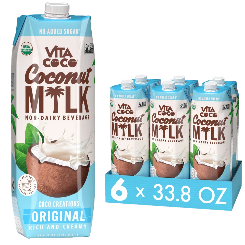 Vita Coco Coconut Mlk lait de coco Original pack 6 sans lactose