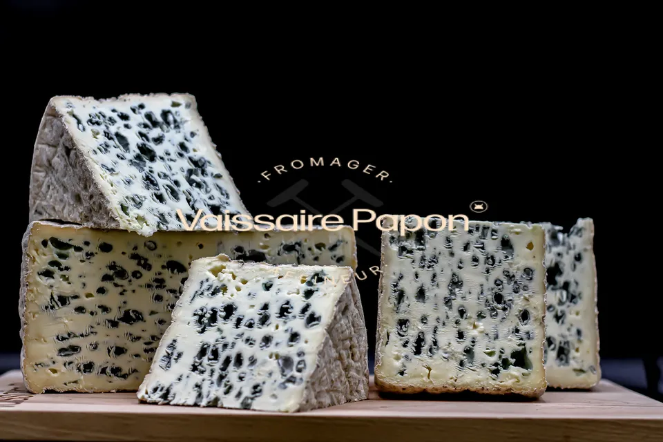 Vaissaire Papon Bleu d'Auvergne Fermier AOP Fromage Bleu
