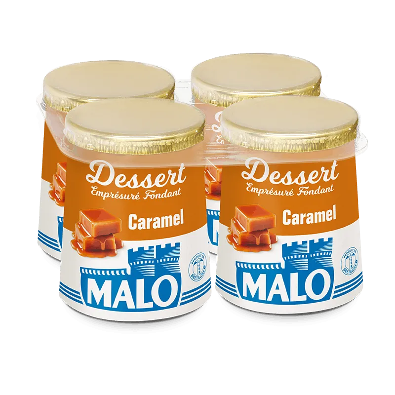 Malo Les Desserts Emprésuré fondant caramel dessert lacté
