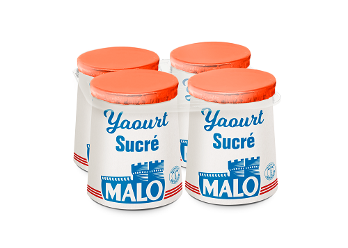Malo Les Yaourts yaourt sucré frais nature