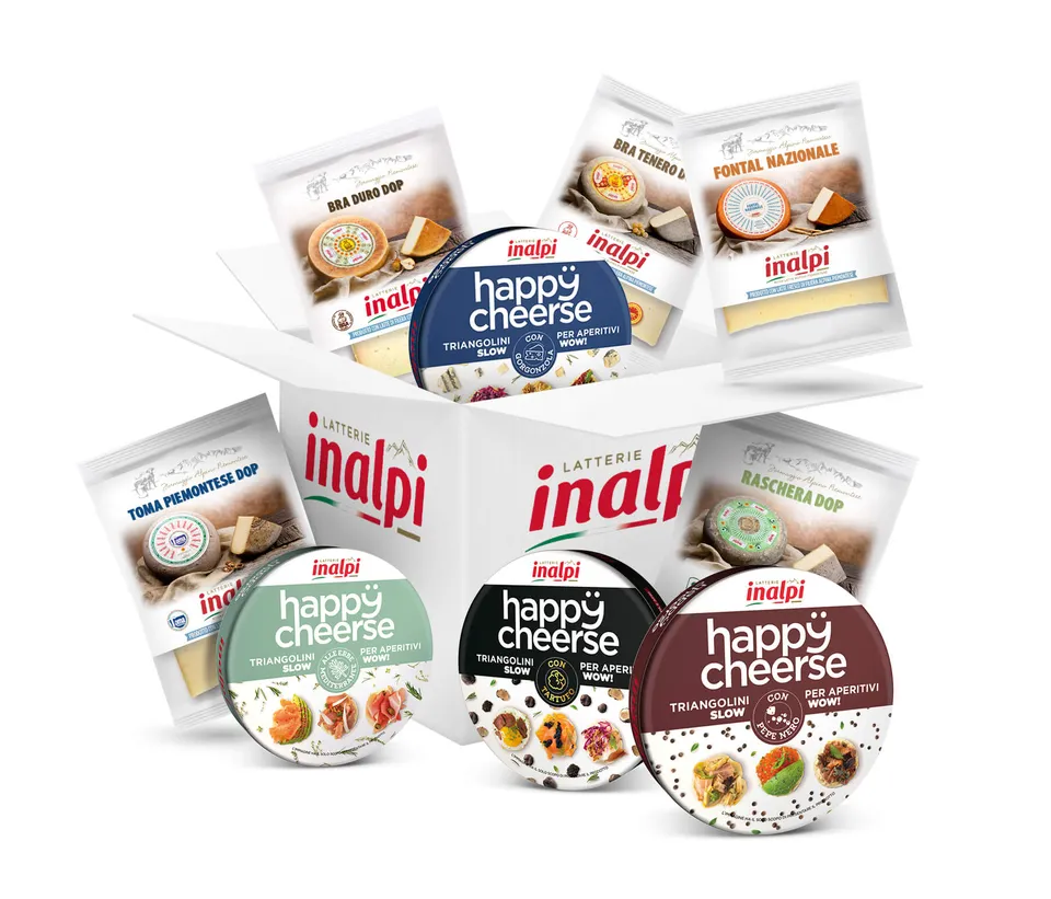 Inalpi Tasting Kit Apéritif coffret fromages italiens Happy