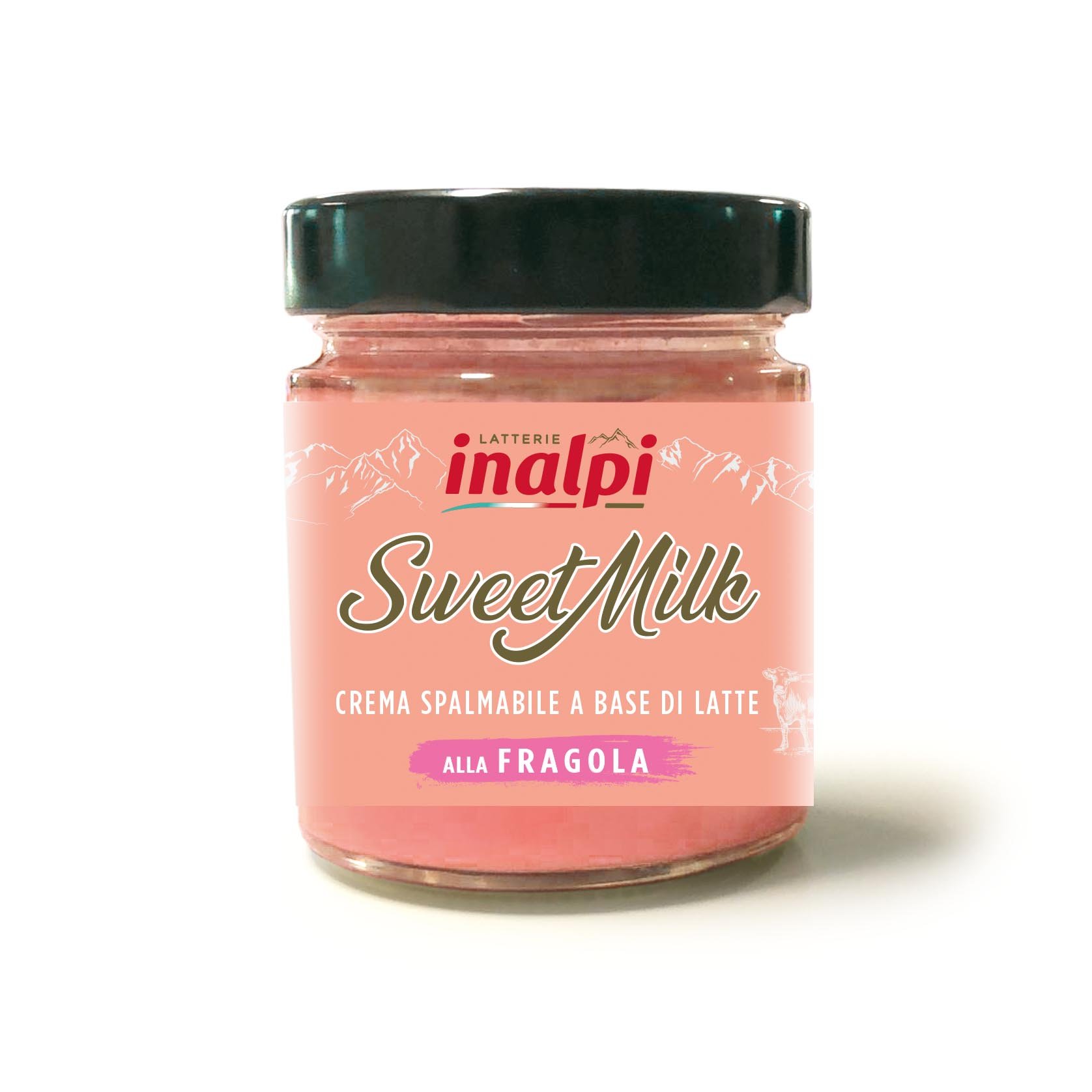Inalpi Sweet Milk pâte à tartiner fraise 180g lait