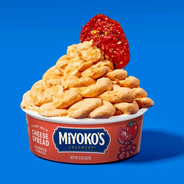Miyoko's Plant Milk Cheese Spread fromage vegan tomate séchée