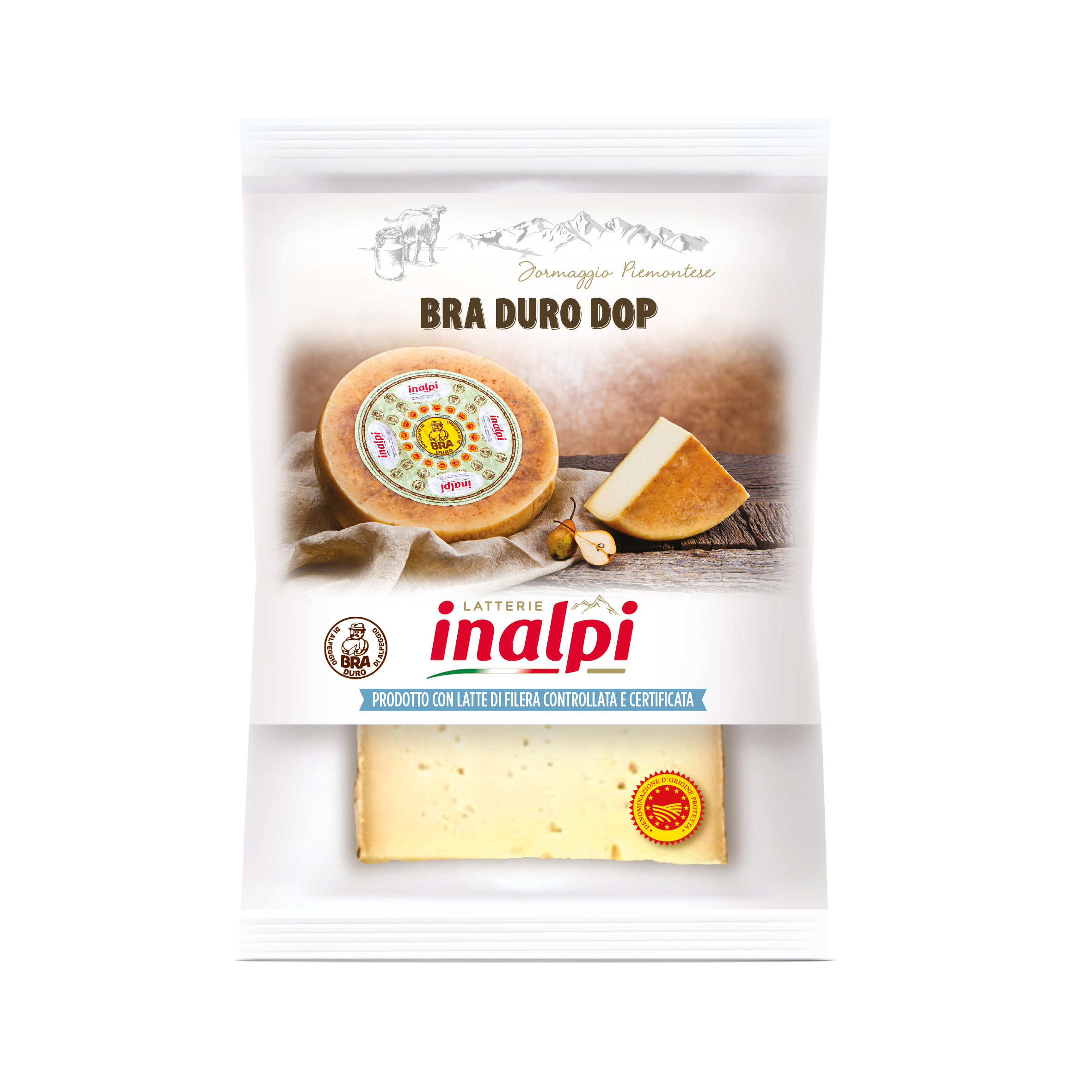 Inalpi Bra Duro DOP fromage 200g pâte pressée
