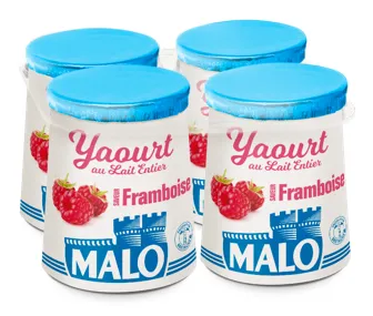 Malo Les Yaourts yaourt framboise pot