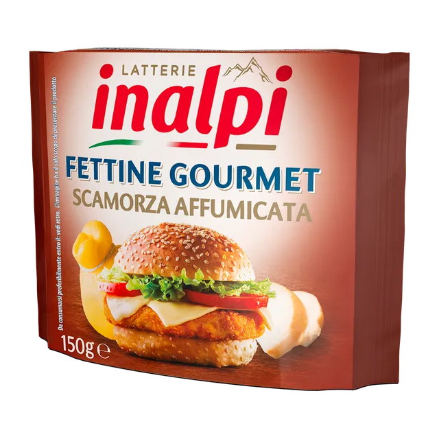 Inalpi Fettine Gourmet Scamorza tranches fromage fondu 150g