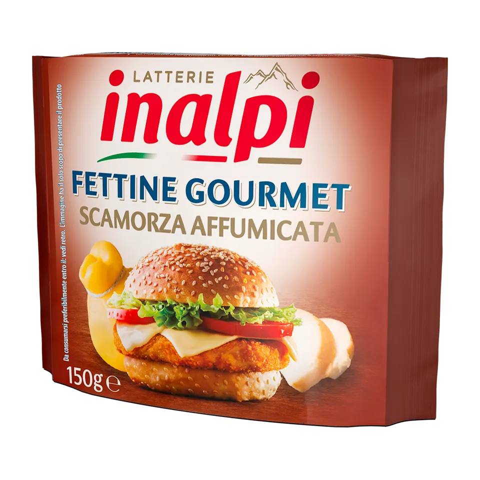 Inalpi Fettine Gourmet Scamorza tranches fromage fondu 150g