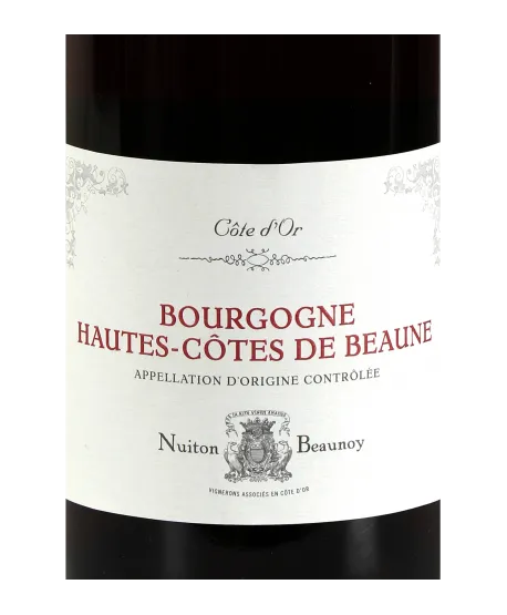 Nuiton-Beaunoy Bourgogne Hautes Côtes de Beaune 2022 vin 75 cl