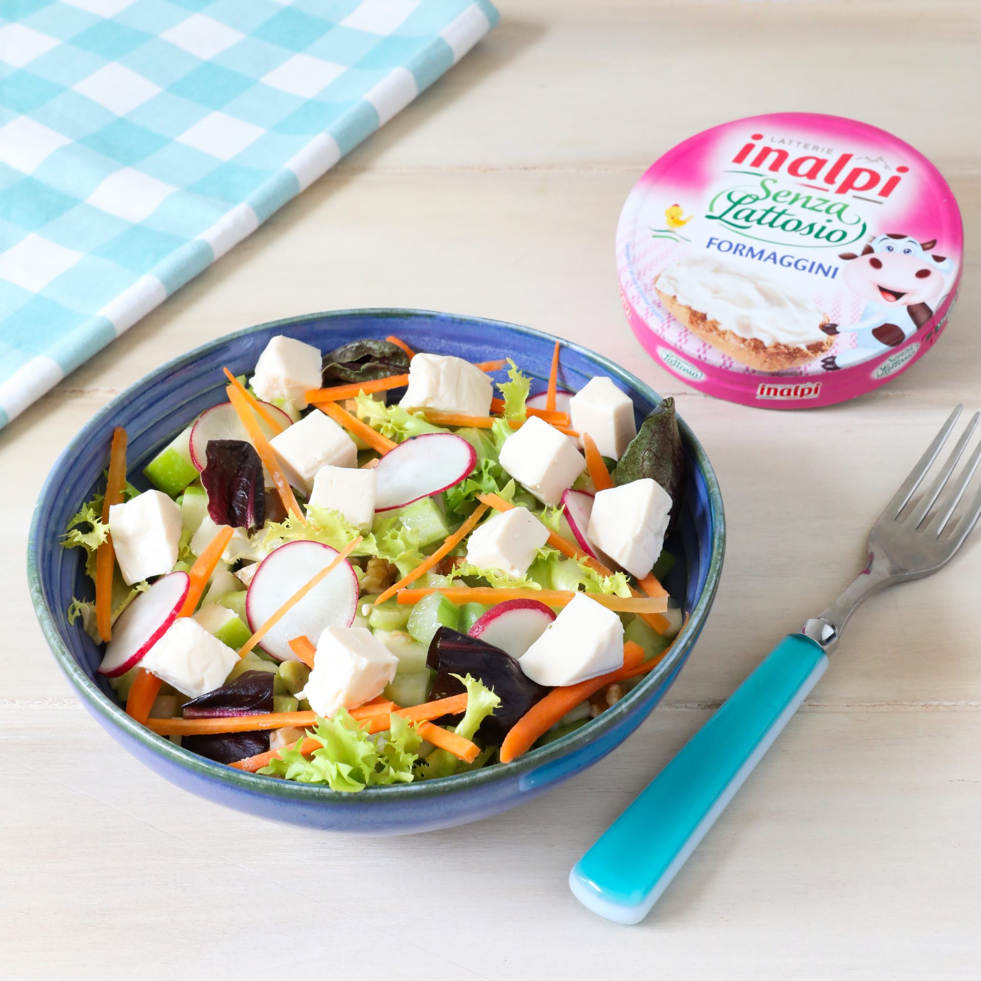 Inalpi Formaggini portions fromage fondu 140 g sans lactose
