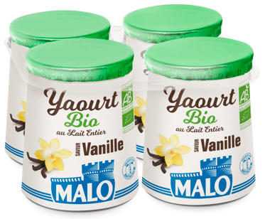Malo Les Bio yaourt vanille bio frais