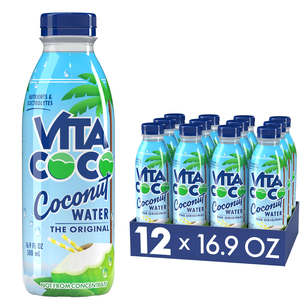 Vita Coco Coconut Water eau de coco Original carton 16.9oz 12pk