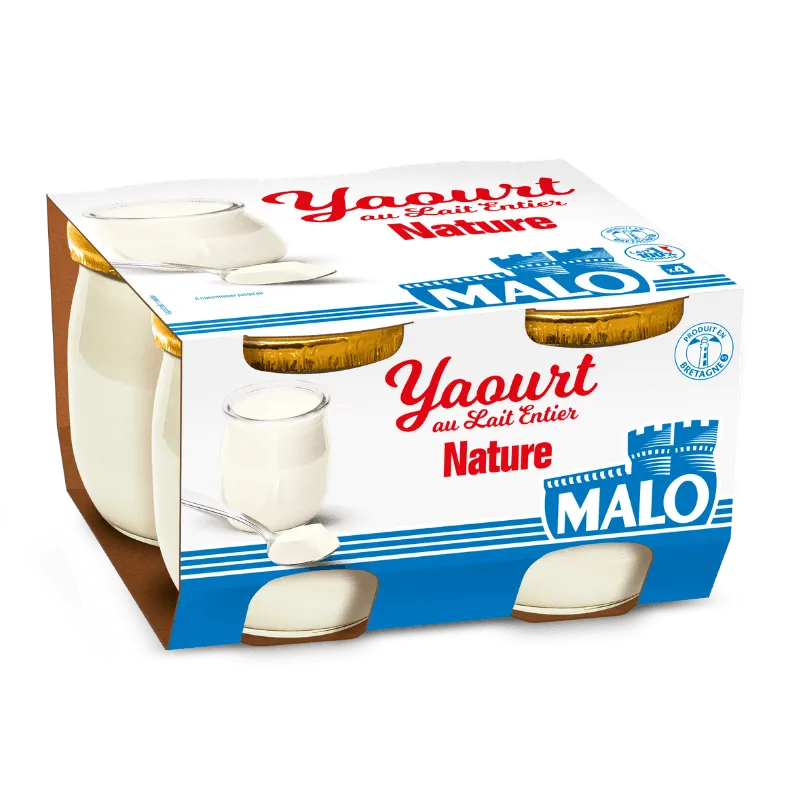 Malo Les Yaourts Yaourt Nature idée miel frais
