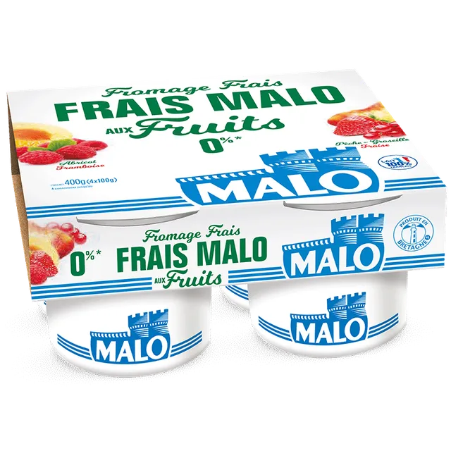 Malo Les Fromages frais fromage frais fruits 0%
