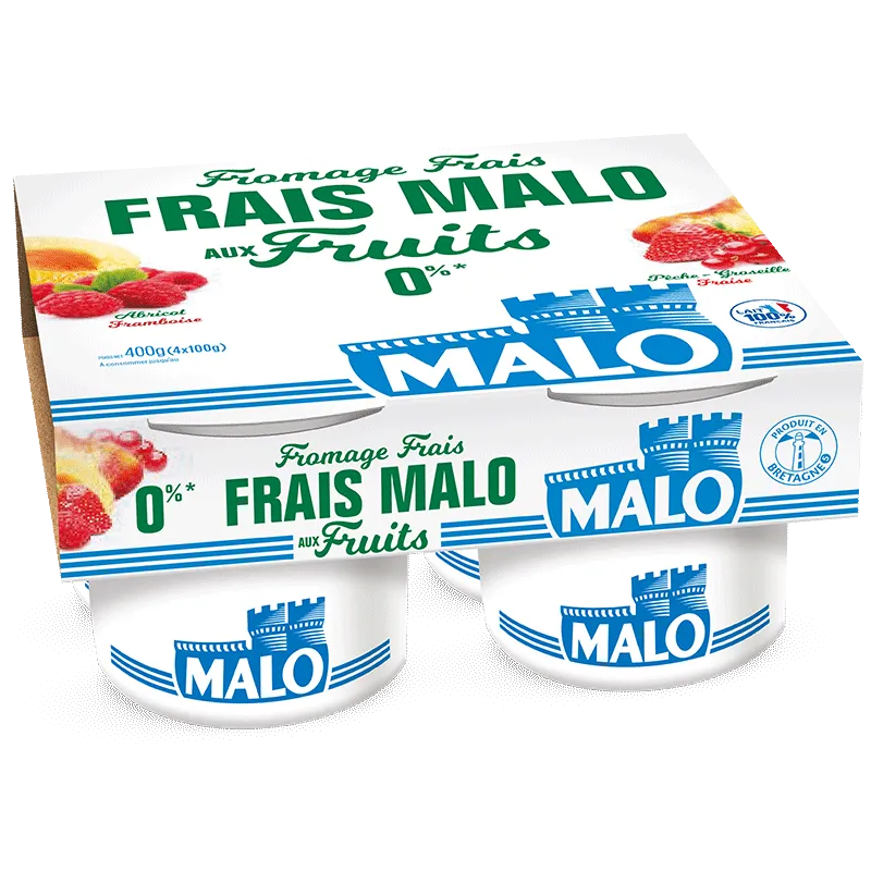 Malo Les Fromages frais fromage frais fruits 0%