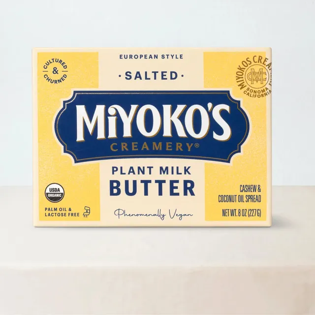Miyoko's Creamery Euro Butter Beurre Végétal Cajou Salé
