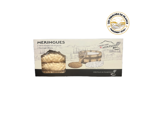 Les Terroirs de France Meringue Suisse biscuit sucré véritable